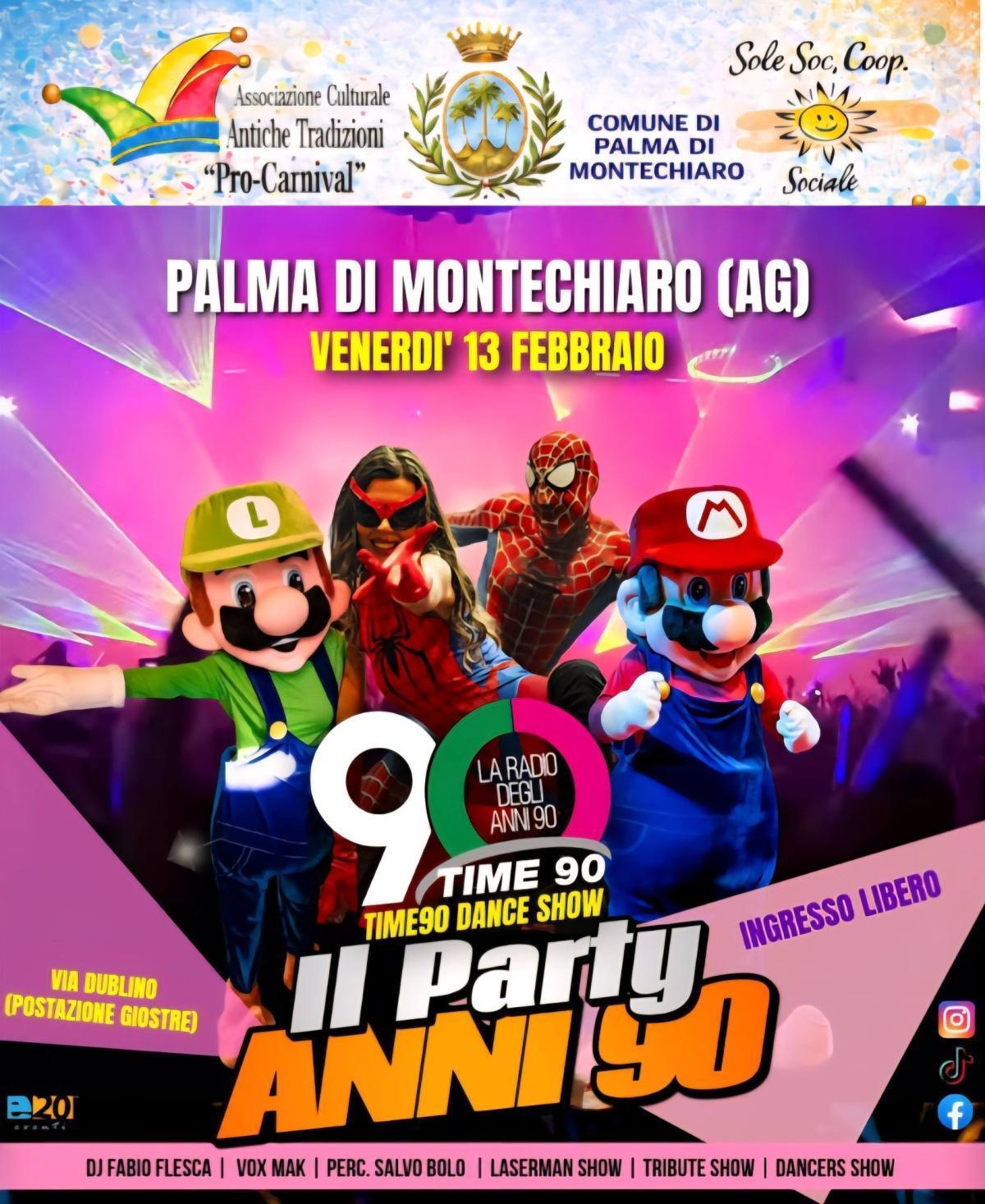 Il Party Anni 90 (start h. 18.00)
