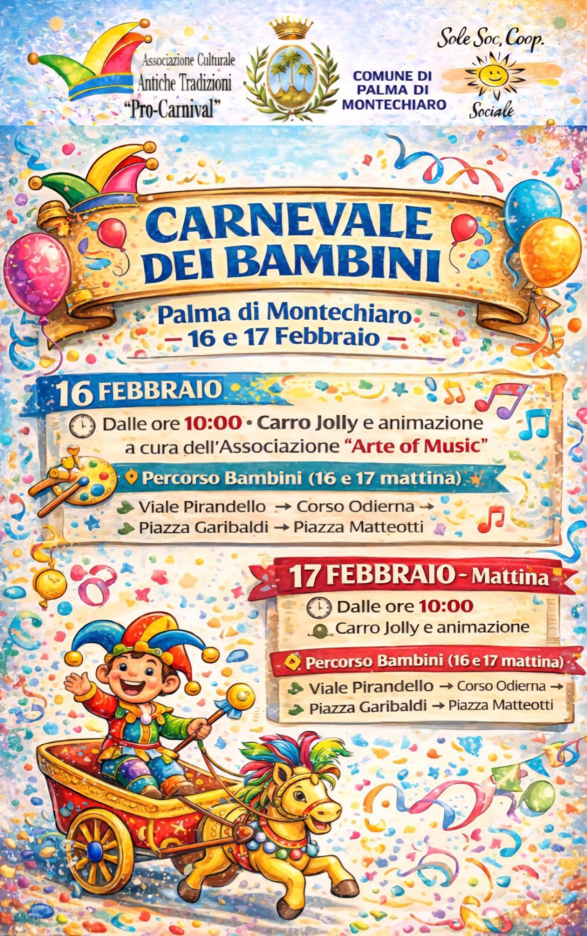 Carnevale dei Bambini (start h. 10.00)