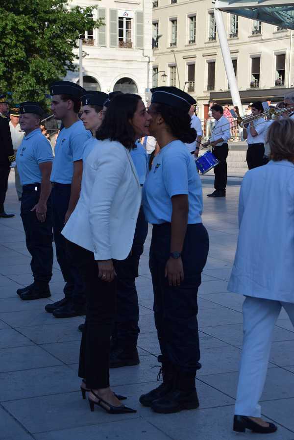 Les cadets à la cérémonie du 14 juillet à Pau