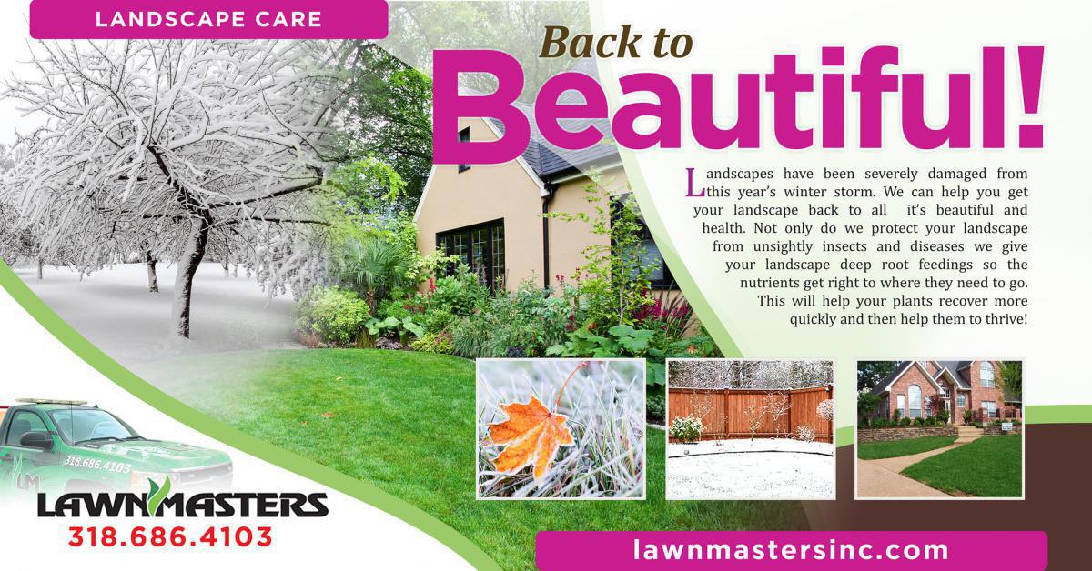 Let’s take a look at your landscape… Let’s take a look at your landscape…
