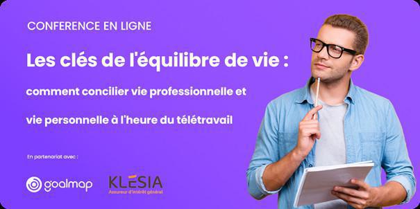 QVT et prévention santé : un webinaire pour mieux savoir comment concilier vie professionnelle et vie personnelle à l’heure du télétravail QVT et prévention santé : un webinaire pour mieux savoir comment concilier vie professionnelle et vie personnelle à l’heure du télétravail