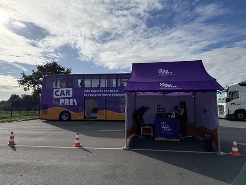 Carcept Prev lance le Car Prev’ : un car itinérant pour amener la prévention santé au plus près des salariés du transport Carcept Prev lance le Car Prev’ : un car itinérant pour amener la prévention santé au plus près des salariés du transport