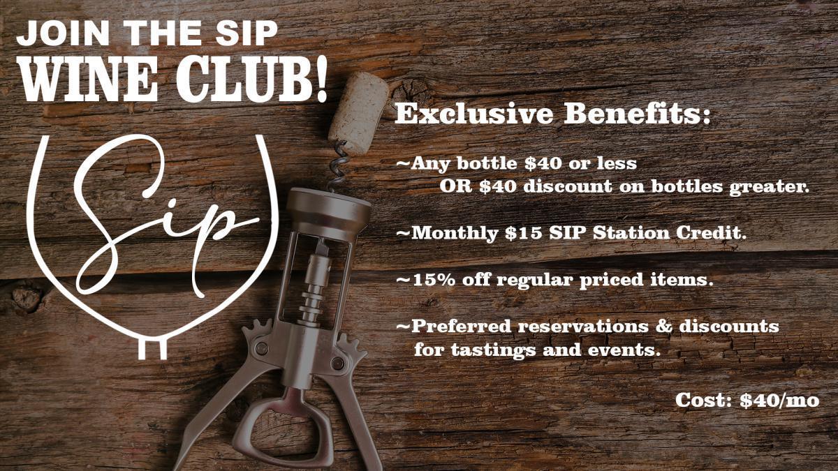 Sip Wine Club Information