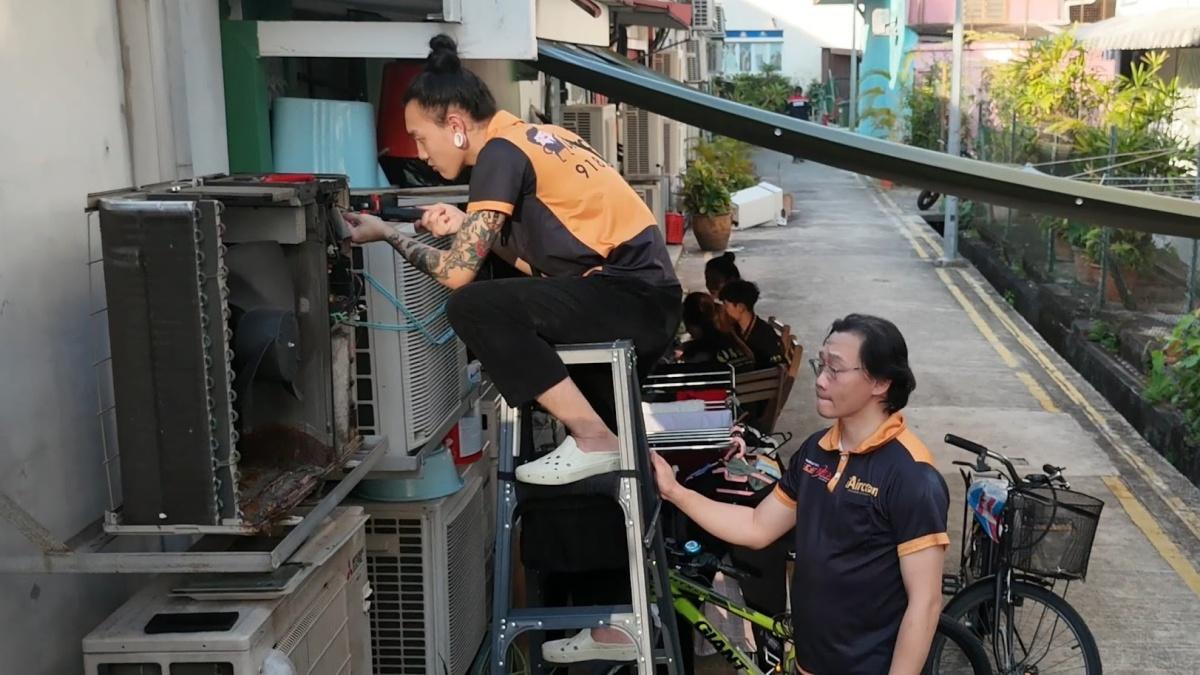Mitsubishi Starmex PCB Replacement in Katong | Aircon Blinking Repair Service Singapore