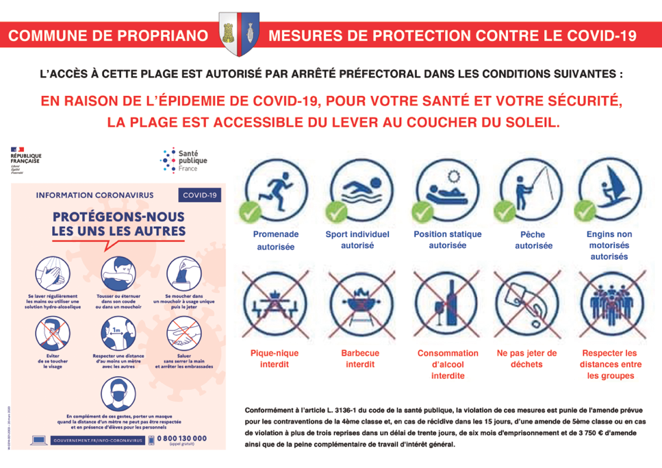 Ouverture des plages