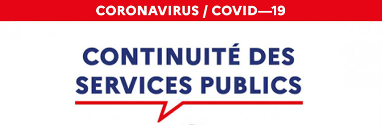 Vos services publics en mairie pendant le confinement