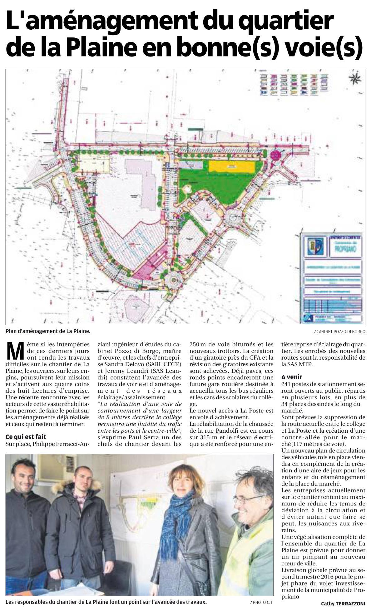 Article Corse Matin
