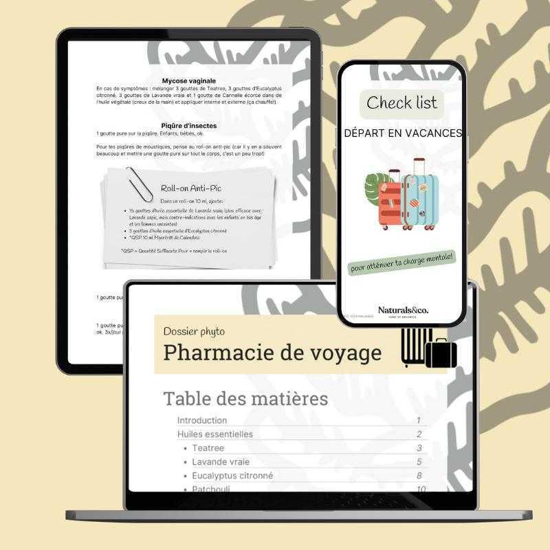 eBook - Pharmacie de voyage OFFERT ! (jusqu'au 15 juillet 2025)