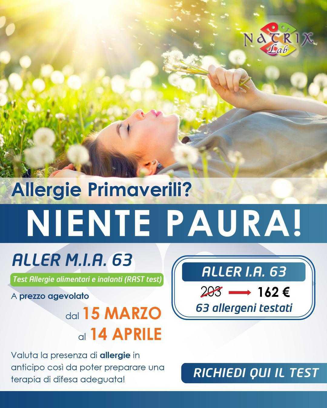 Campagna Allergie NatrixLab Campagna Allergie NatrixLab
