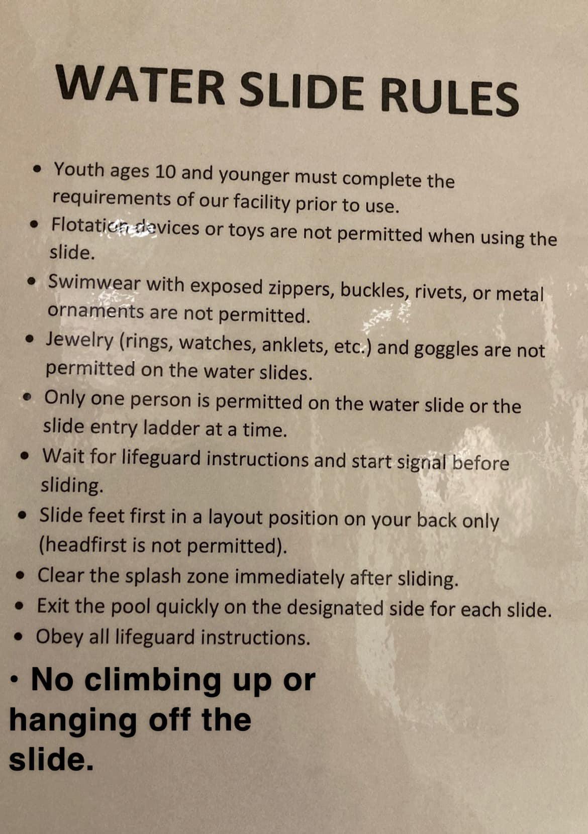 Friendly Reminder: Code of Conduct & Pool Rules