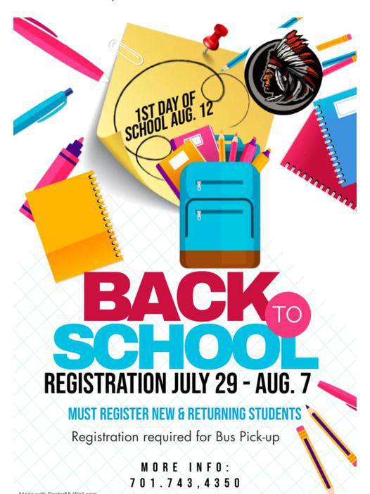 Registration- Back to School