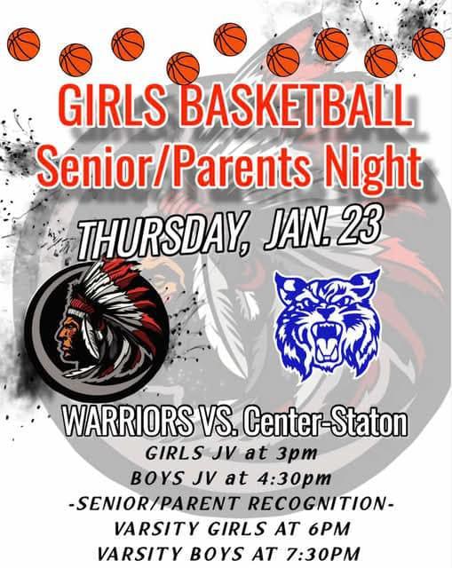 Girls Basketball- Senior/Parent Night