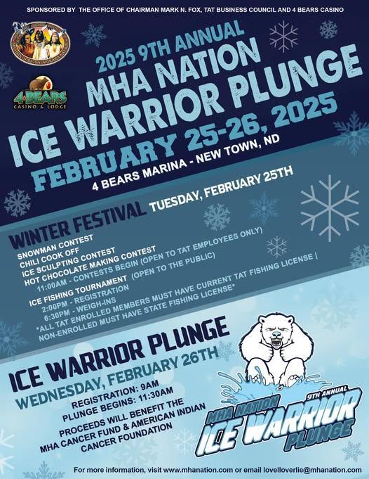 9th Annual MHA Nation Ice Warrior Plunge