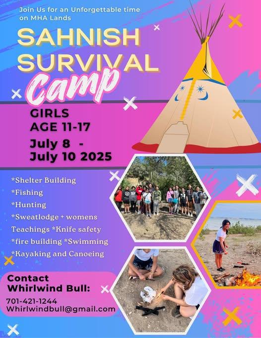 Girls Sahnish Survival Camp