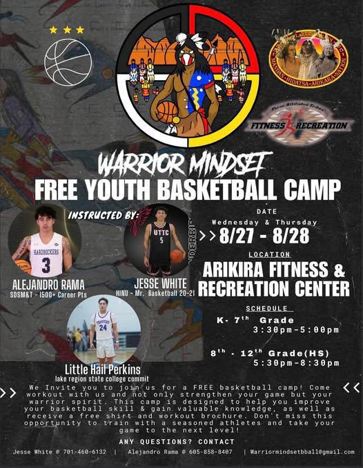Warrior Mindset-FREE Youth B-Ball Camp