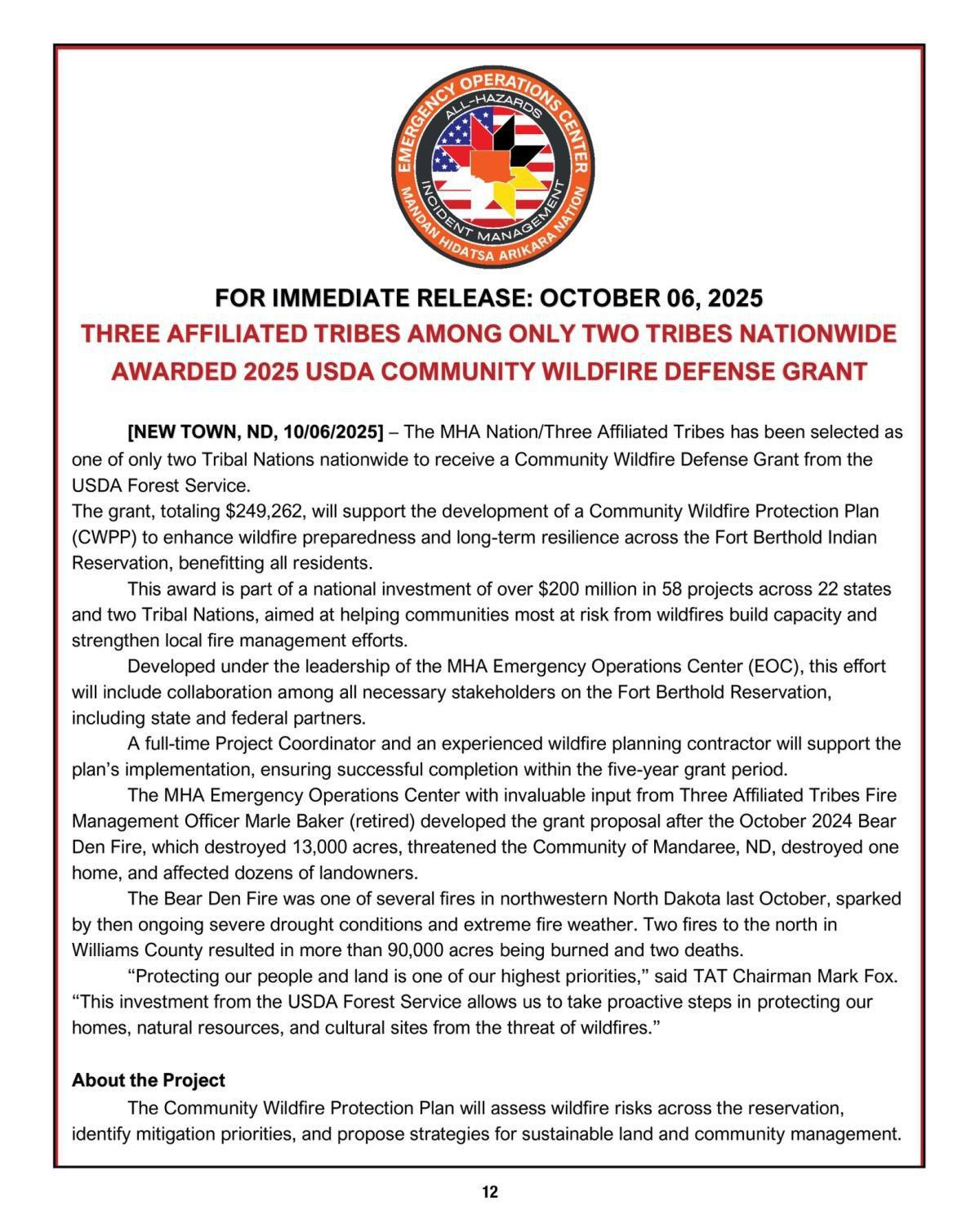 White Shield Star- Oct 2025