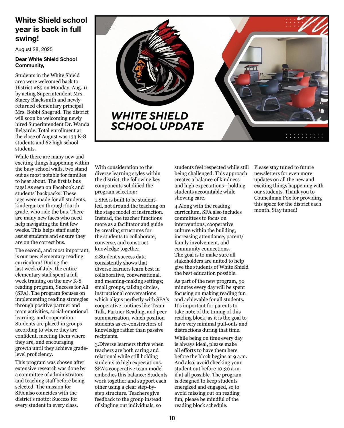 White Shield Star- Oct 2025