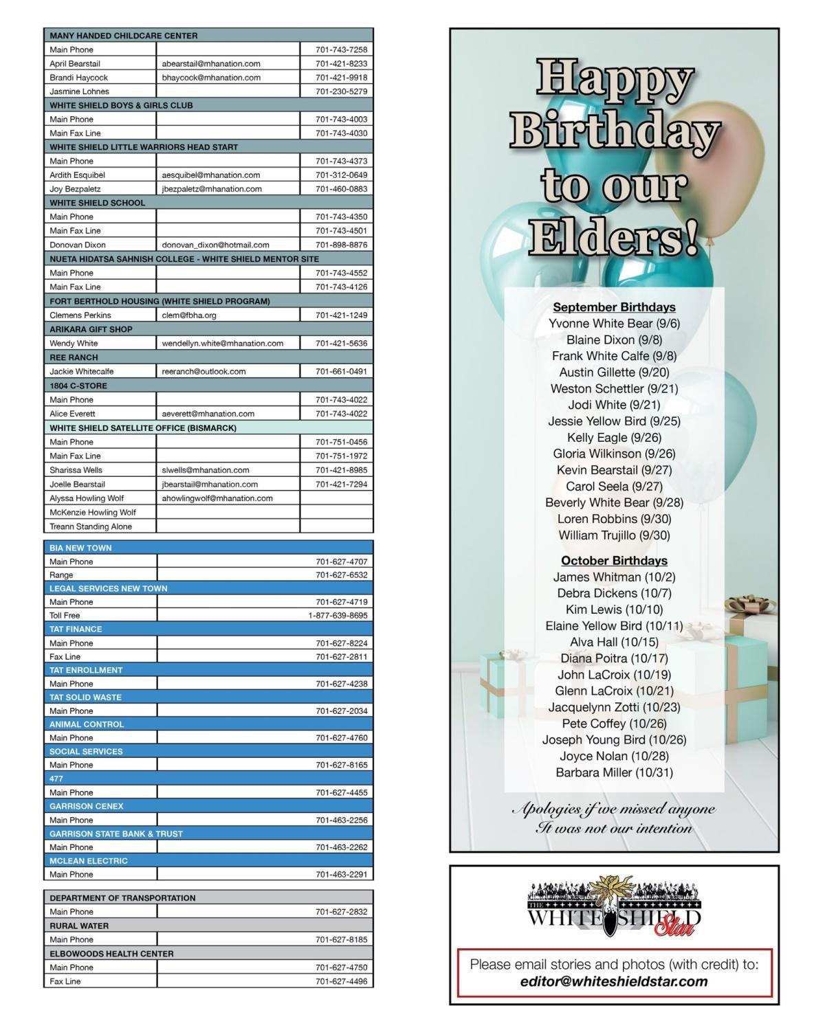 White Shield Star- Oct 2025
