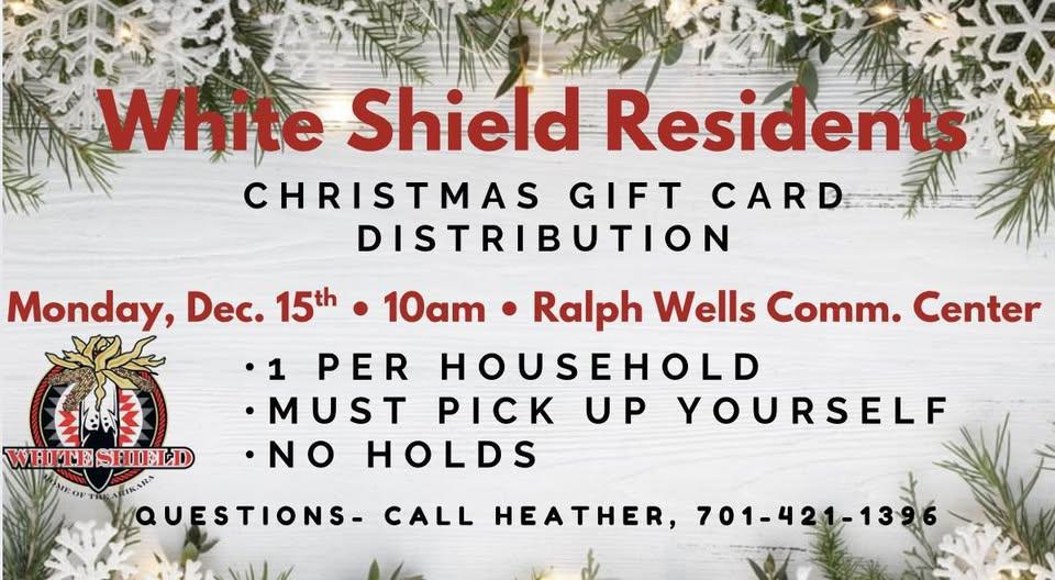 Christmas Gift Card Distribution