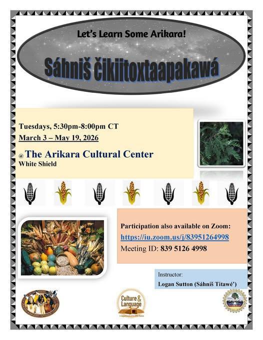 Arikara Language Class!