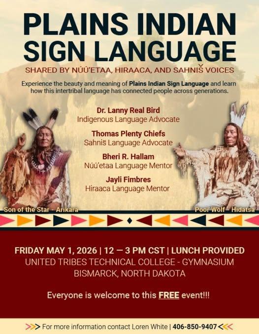 Plains Indian Sign Language Class