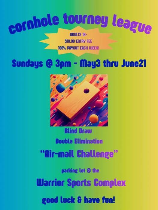 Cornhole Tourney League