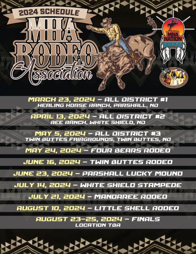 2024 MHA Rodeo Schedule