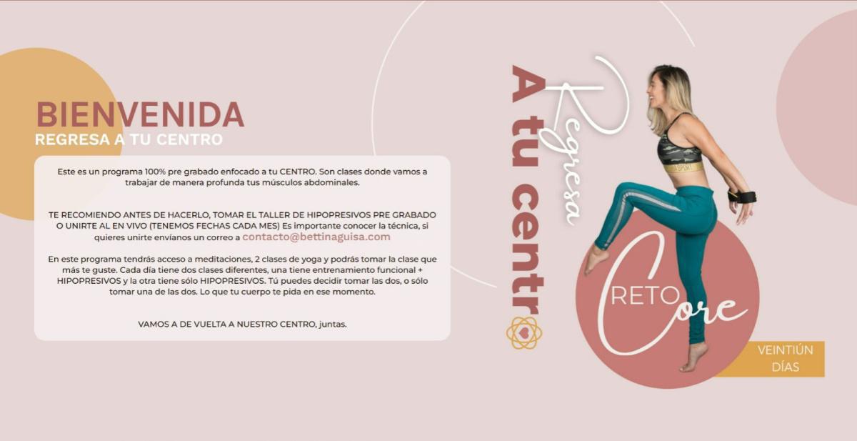 BIENVENIDA REGRESA A TU CENTRO BIENVENIDA REGRESA A TU CENTRO