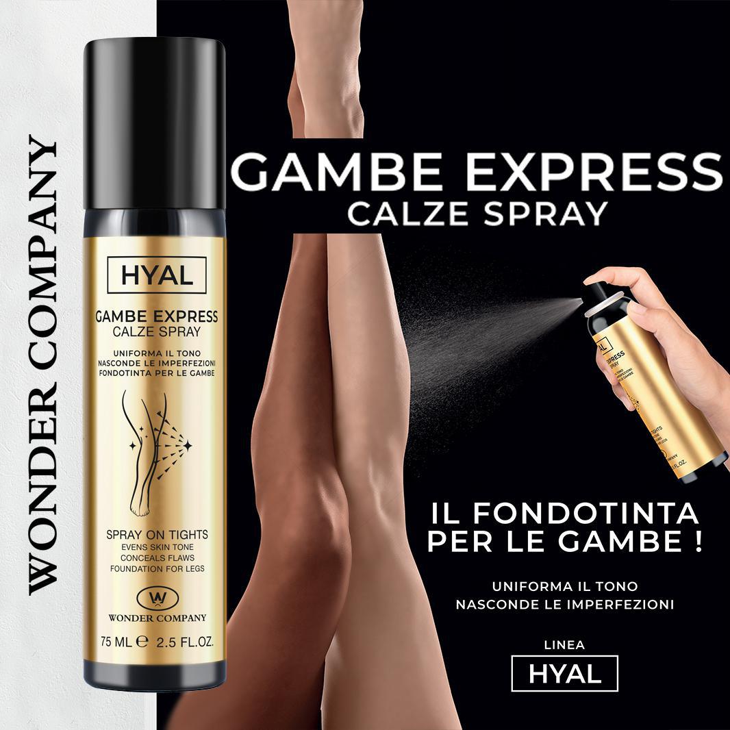 Gambe express: calze spray!