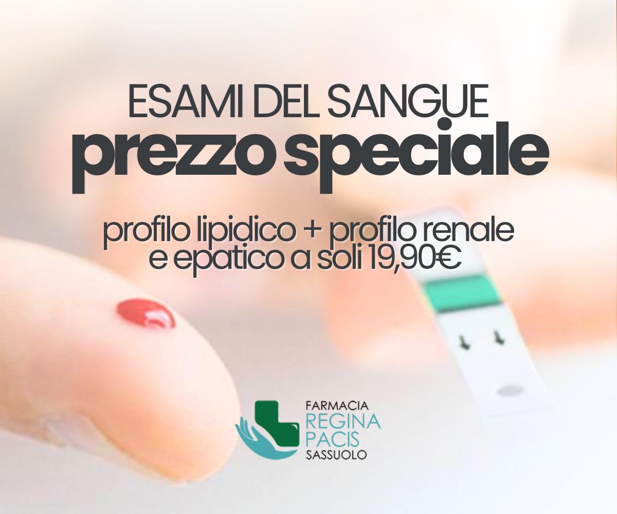 Esami del sangue prezzo speciale