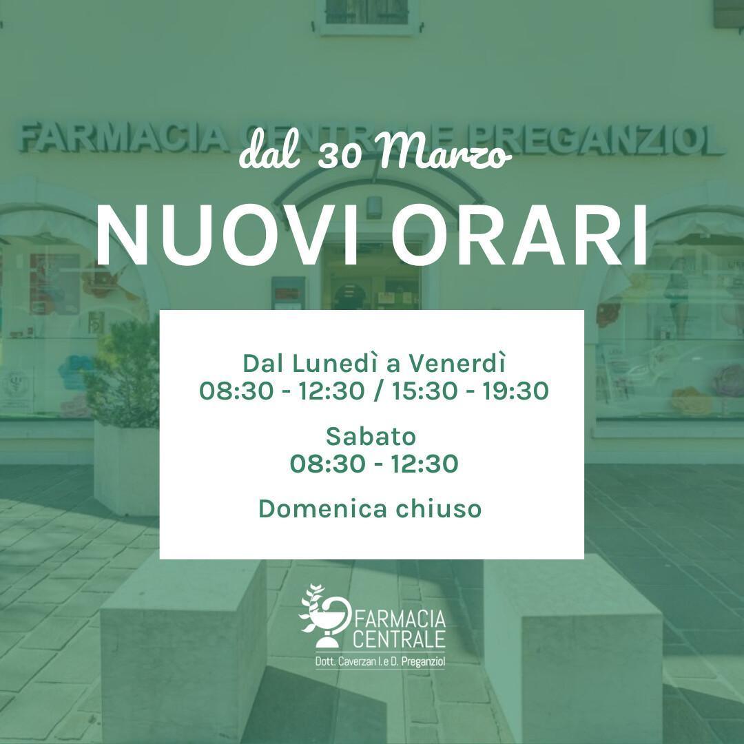 Nuovo orario primaverile