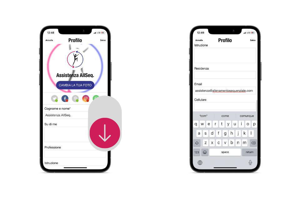 Gestione account Gestione account