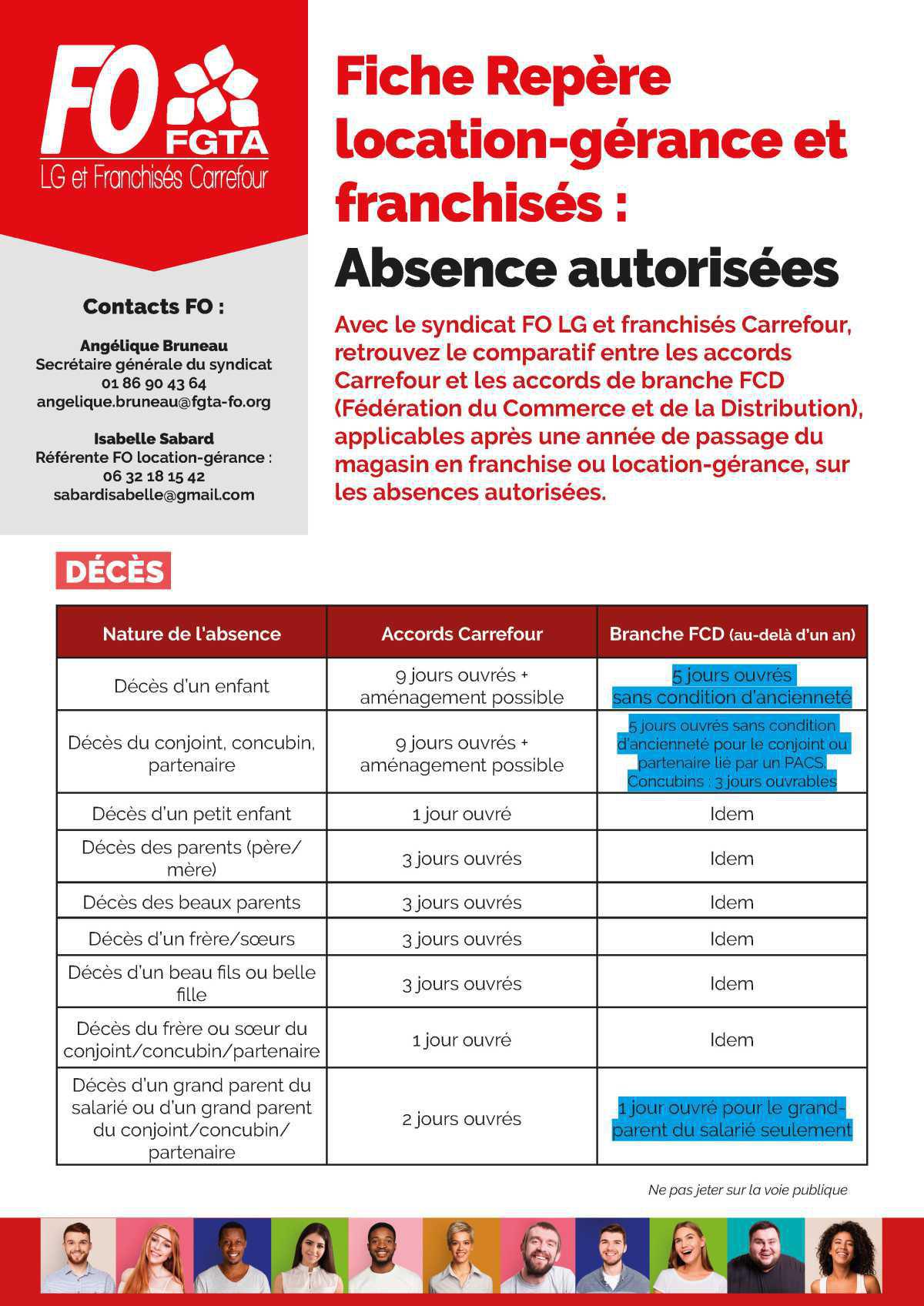 Absences autorisées