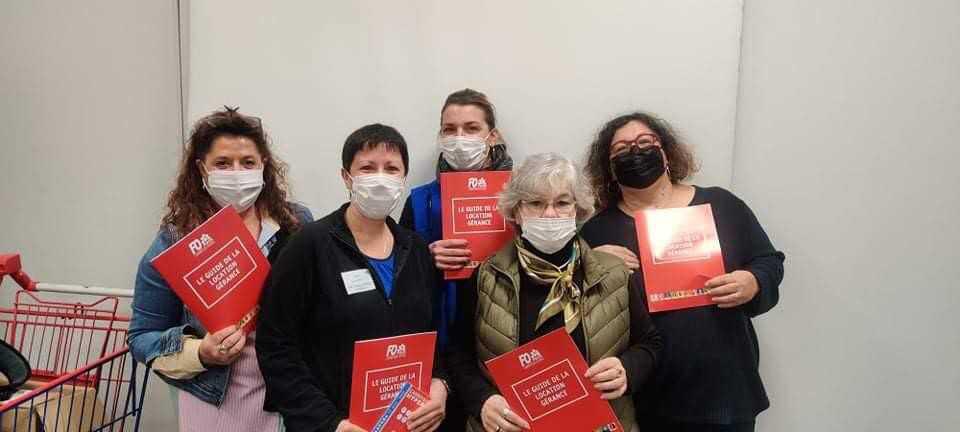 Le syndicat LG et Franchisés FO Carrefour à Mulhouse