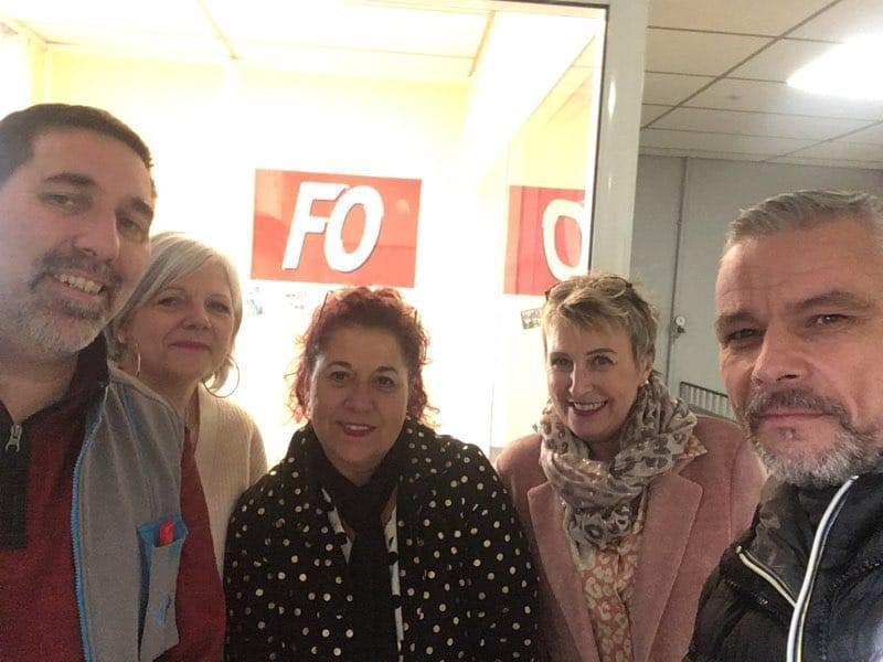 Le syndicat FO LG et franchisés Carrefour à la rencontre des équipes de l’Est de la France