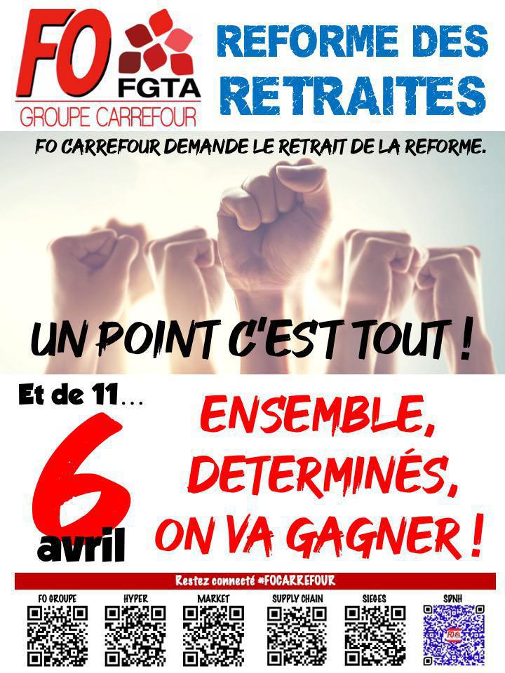 6 avril : nouvelle journée de mobilisation contre la réforme des retraites