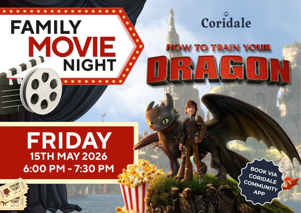 Club Coridale Family Movie Night: How to Train Your Dragon