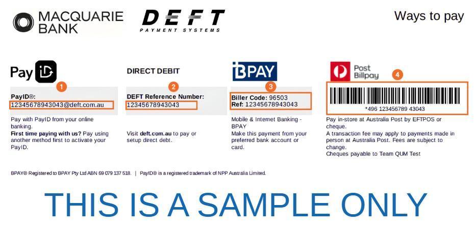 CHANGES TO DEFT PAYMENT METHODS: IMPORTANT CHANGES FROM 1 OCTOBER 2026
