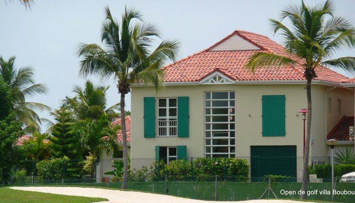 Villa Boubou, devant le golf de 18 trous de Saint François Guadeloupe
