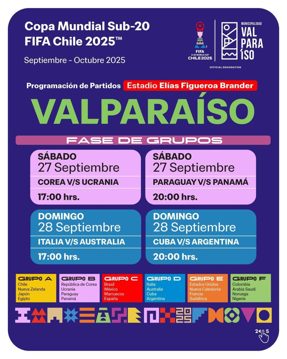 ¡Valparaíso se viste de fútbol con el Mundial Sub-20 FIFA Chile 2025! 