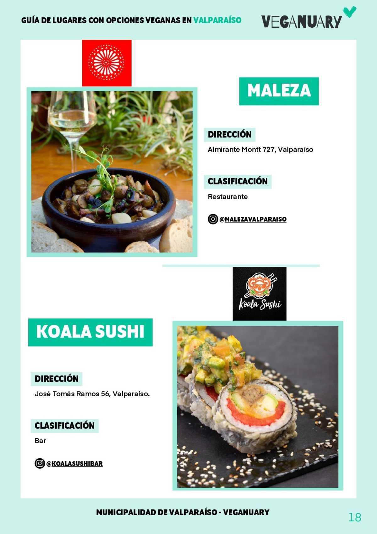 Guía de lugares con opciones veganas en Valparaíso 