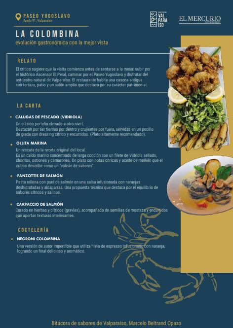 Bitácora de Sabores de Valparaíso — por Marcelo Beltrán