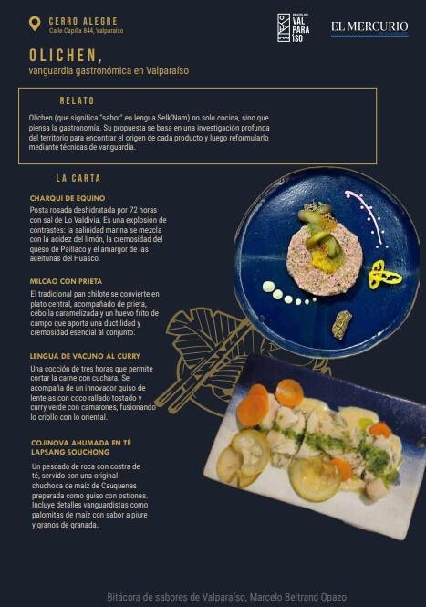 Bitácora de Sabores de Valparaíso — por Marcelo Beltrán Bitácora de Sabores de Valparaíso — por Marcelo Beltrán