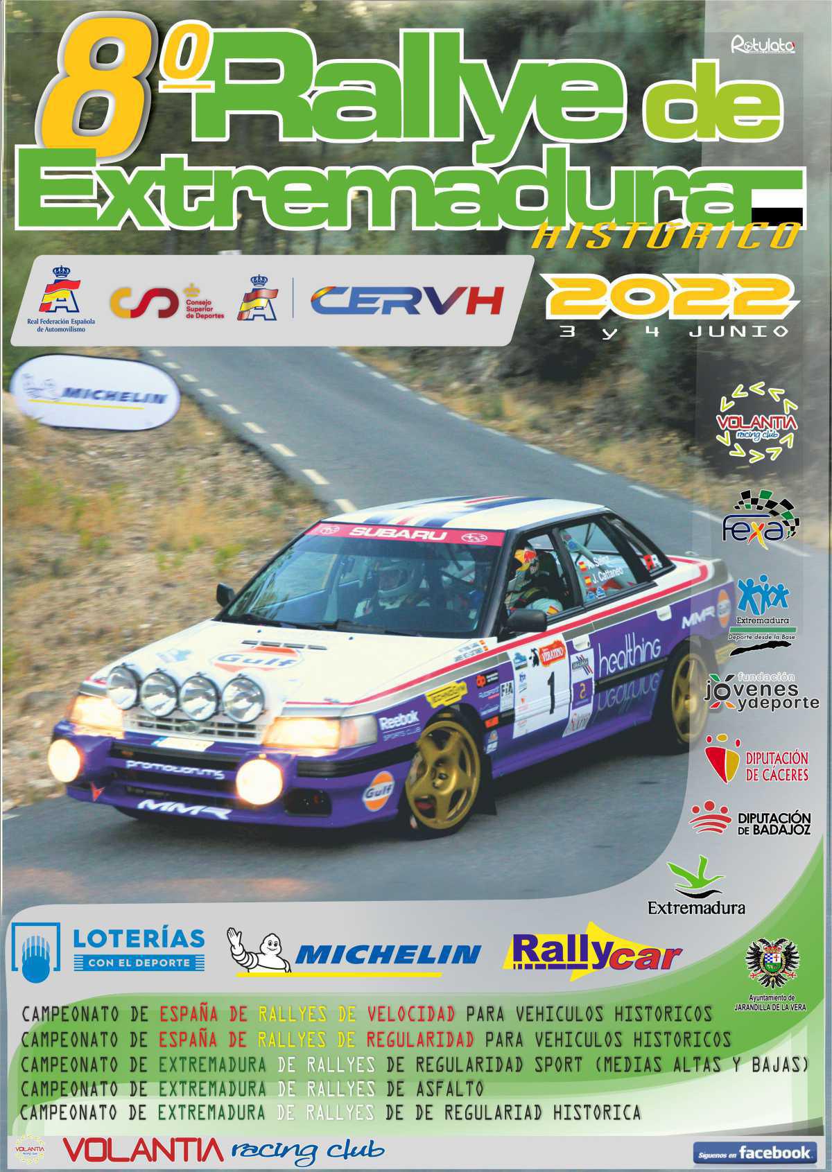 Previo Rallye de Extremadura Histórico Previo Rallye de Extremadura Histórico