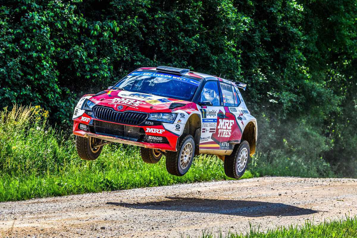 Segunda plaza en Letonia para Efrén Llarena, más líder del ERC Segunda plaza en Letonia para Efrén Llarena, más líder del ERC