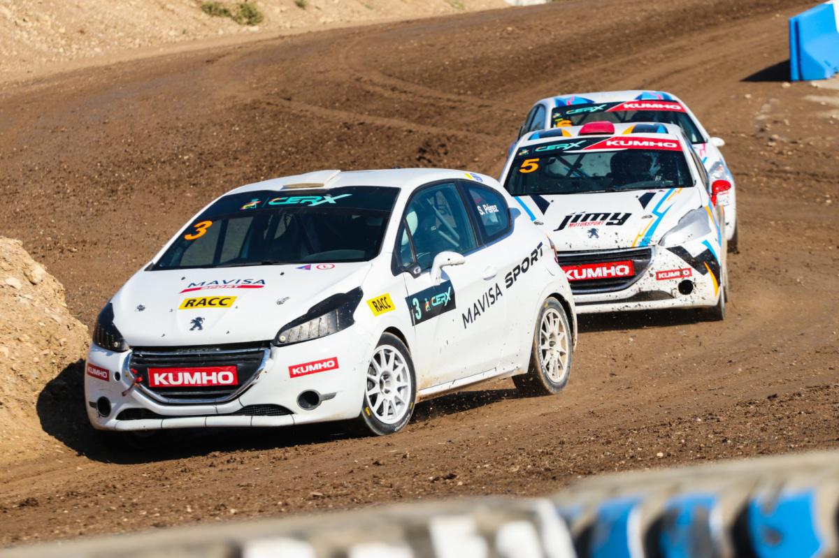 Iván Suárez y Sergi Pérez se hacen con la gloria en el CERX Rallycross de Miranda de Ebro