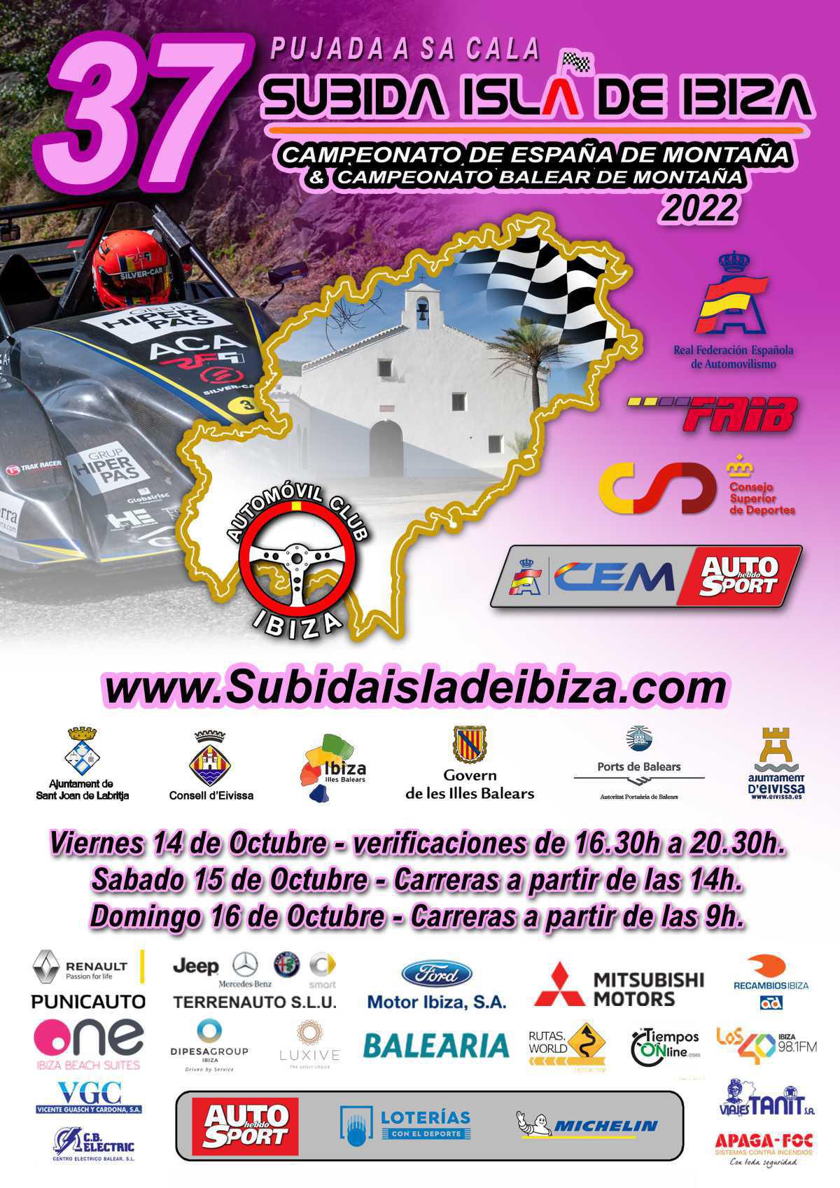 Previo Subida Isla de Ibiza Previo Subida Isla de Ibiza