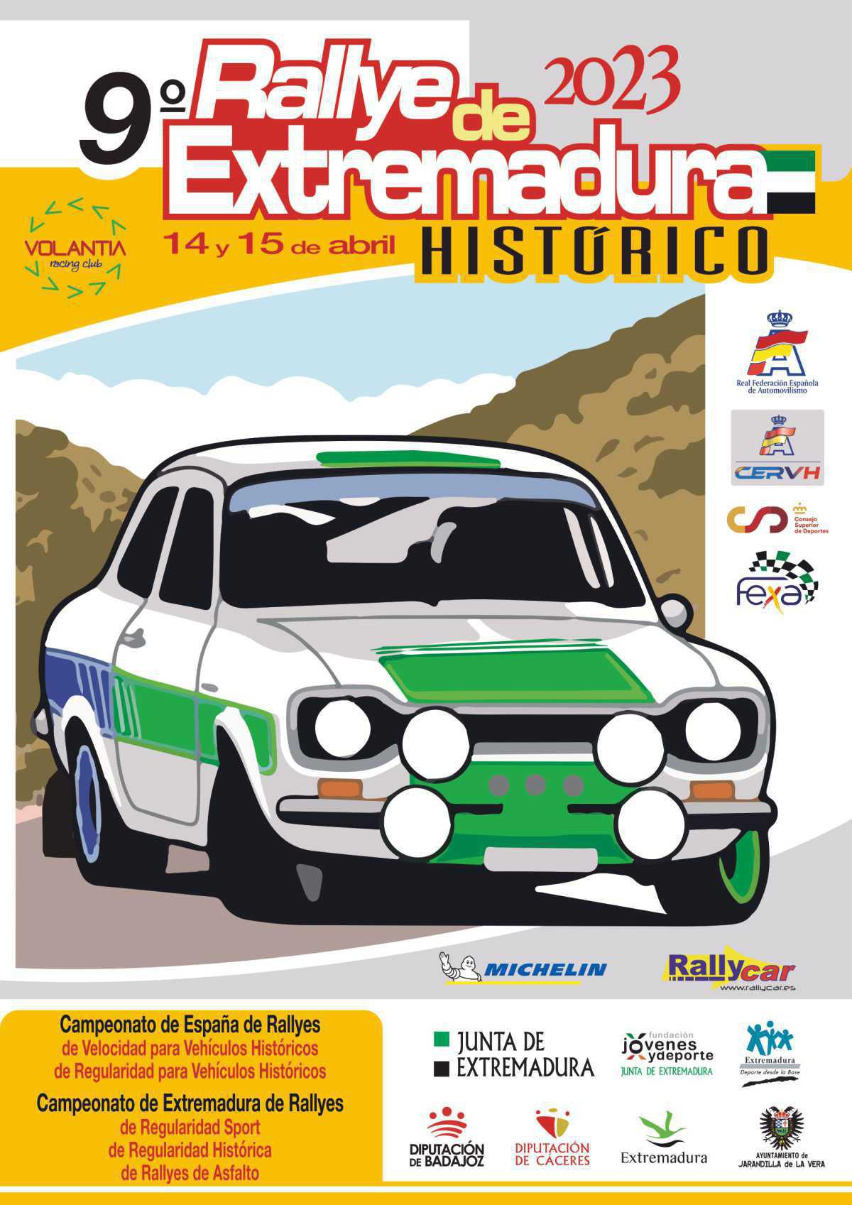 Previo Rallye de Extremadura Histórico Previo Rallye de Extremadura Histórico