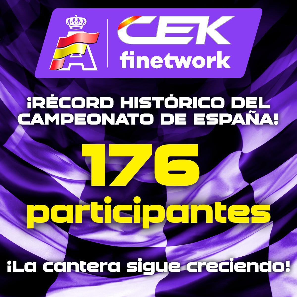 Récord histórico de inscritos del CEK Finetwork 2023 en el fin de semana en Chiva