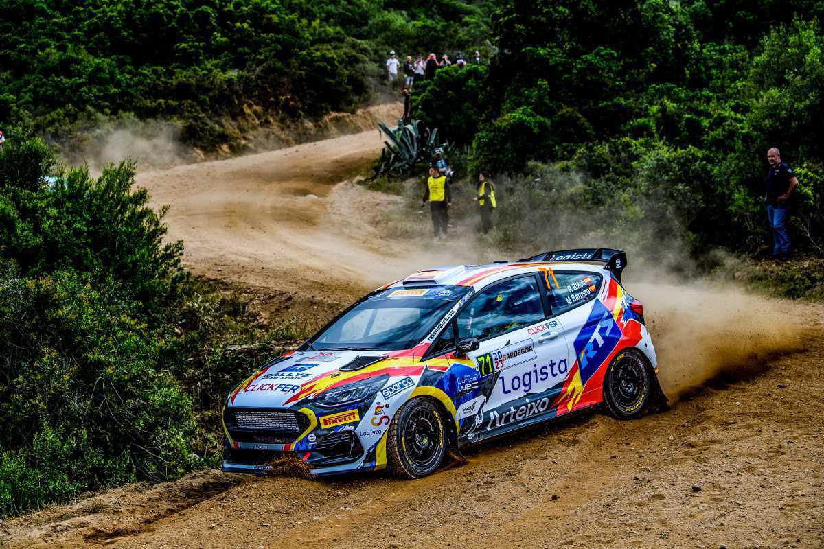Roberto Blach se juega el podio del Junior WRC en el Acrópolis